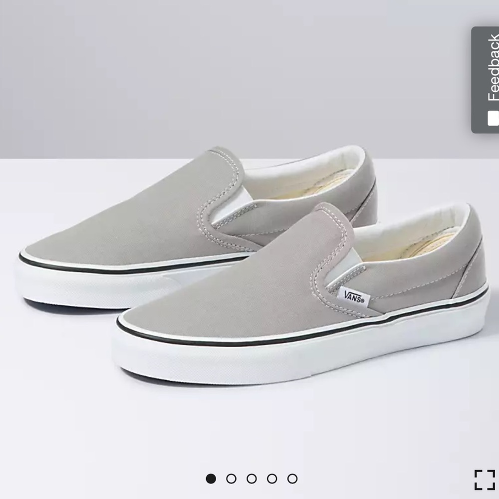 Grey Slip On Vans